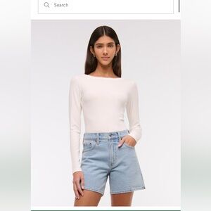 Abercrombie Curve Love High Rise Dad Short